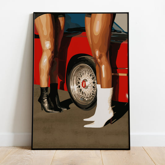 "Girlfriends" Digital Print