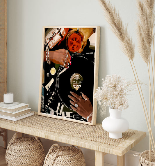 "Vinyl" Digital Print